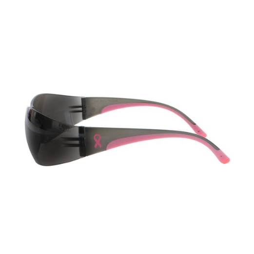 Bouton EVA Safety Glasses - Gray & Pink Frame / Smoke Gray Lens