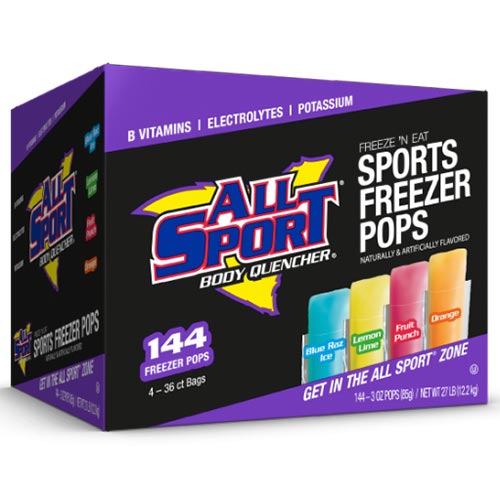 All Sport Sports Freezer Pops - Variety - (Case)