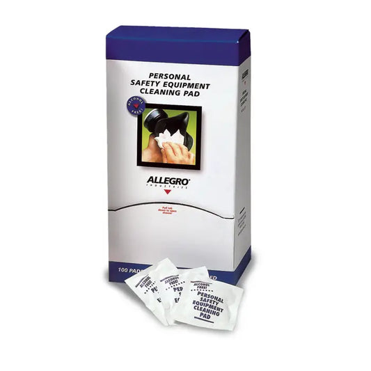 Alcohol-Free Respirator Cleaning Wipes - 24Hr Safety Logo - (100 Per Box)