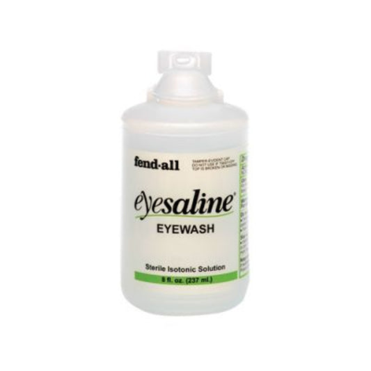Sterile Eyesaline Eyewash Single - 8 OZ - Case of 12