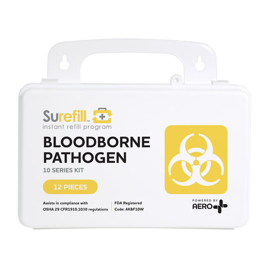 Surefill Bloodborne Pathogen Kit - 24Hr Safety Logo