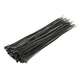 Anchor Cable / Zip Ties - 11" - Black - (100 Per Pack)