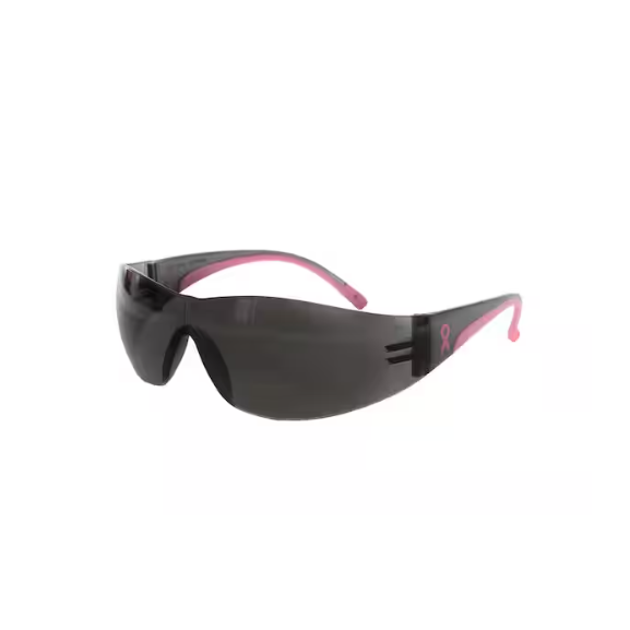 Bouton EVA Safety Glasses - Gray & Pink Frame / Smoke Gray Lens