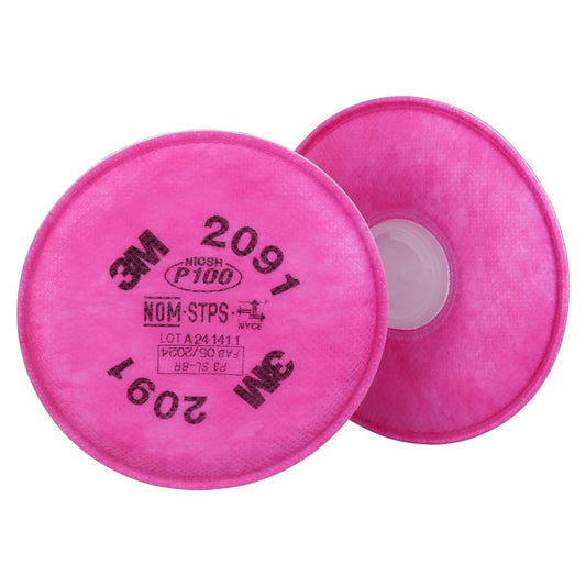 3M 2091 Particulate Filter P100 - (Pair)