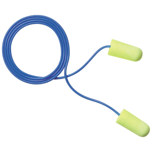 E-A-Rsoft Corded Earplugs - Yellow Neon - (200 per box)