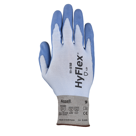 Ansell HyFlex Dyneema Coated A2 Cut Resistant Gloves - (Per Pair)