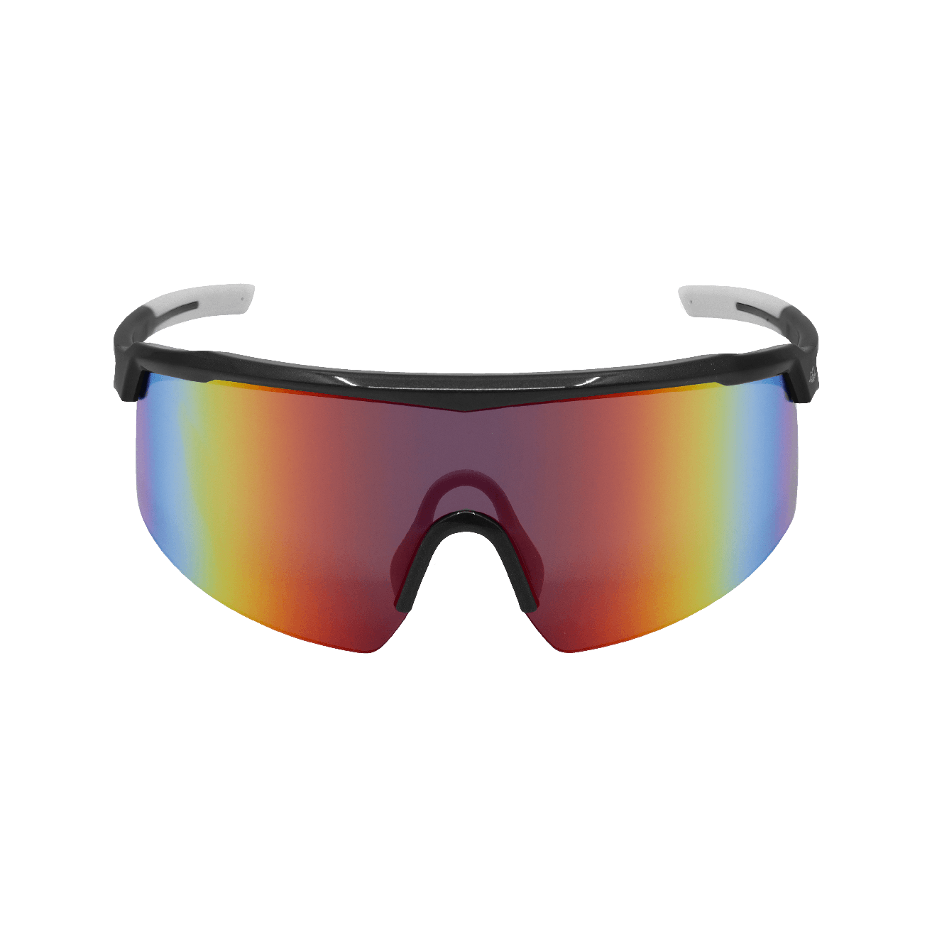Bullhead Safety Whipray Safety Glasses - Gray Frame / Red Mirror AF Lens