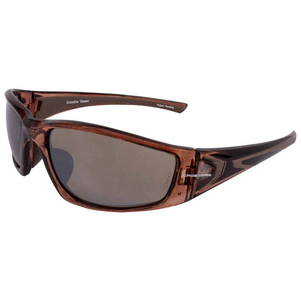 Radians Crossfire RPG Brown Frame / Brown Flash Mirror Lens