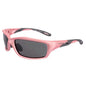 Radians Crossfire Infinity Safety Glasses- Pearl Pink Frame / Smoke Lens
