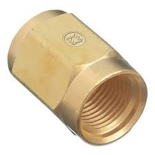 Cyltex 90320325 CGA-347 Brass Regulator Inlet Nut