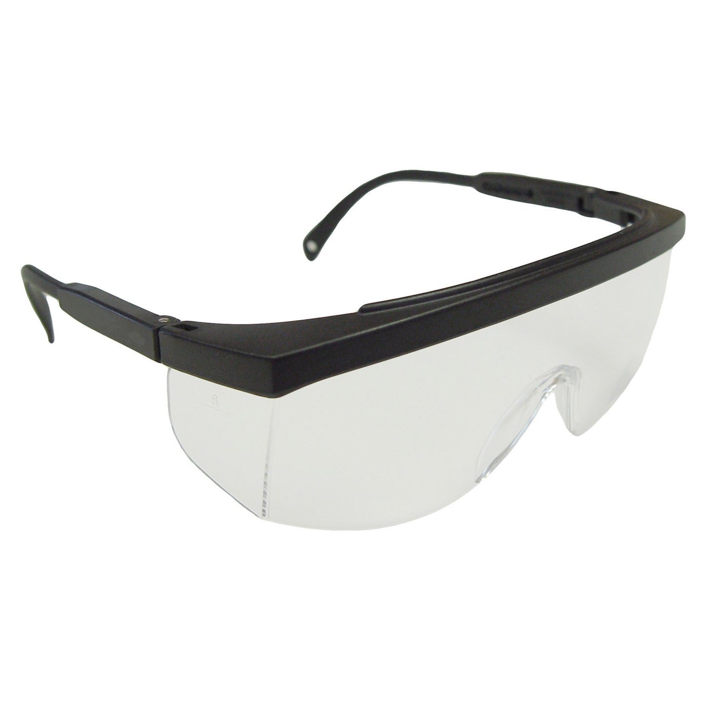 Radians GX0110ID Galaxy Safety Glasses - Black Frame / Clear Lens