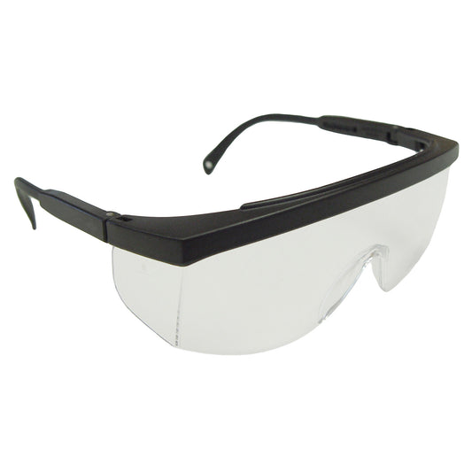 Radians GX0110ID Galaxy Safety Glasses - Black Frame / Clear Lens