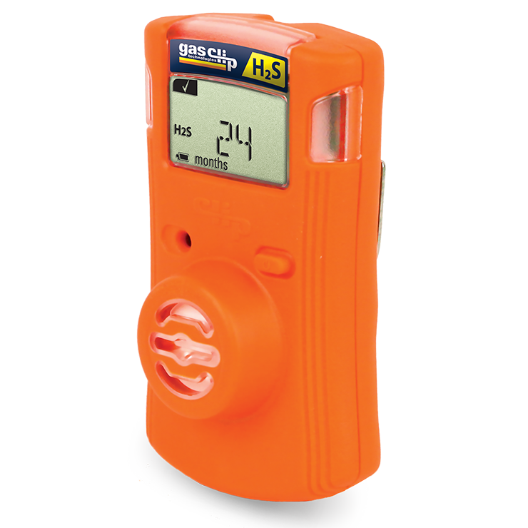 GasClip SGC-H Single Gas Detector (H2S) - 2 Years