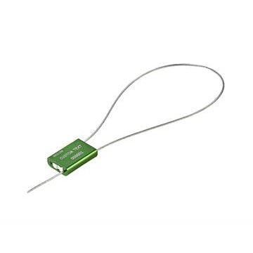 Barcoded Cable Seal Cable Lock - Green