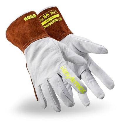 HexArmor HeatArmor 5058 Goat Skin Leather TIG Welding Gloves