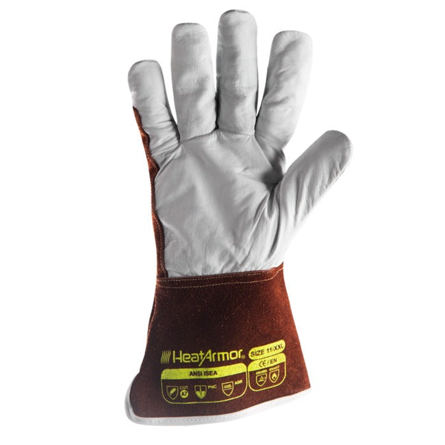 HexArmor HeatArmor 5058 Goat Skin Leather TIG Welding Gloves