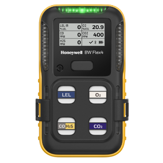 Honeywell BW Flex4 Multi-Gas Detector - LEL(IR)/O2/H2S/CO