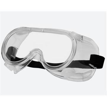 Union Clear Chemical Goggles - Anti-Fog / No Vents
