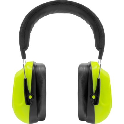 Ironwear Over-The-Head Earmuffs - NRR 27 - Lime / Black