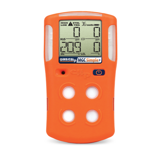 MGC-S-Plus Multi-Gas Detector - H2S/CO/O2/LEL - 3 Year
