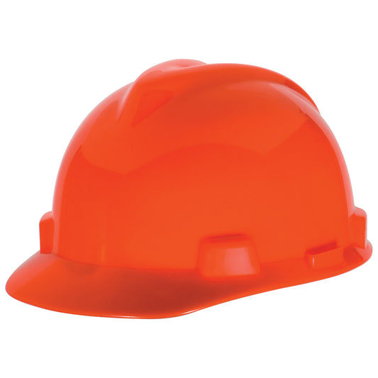 MSA V-Gard Cap Hard Hat - Hi-Vis Orange