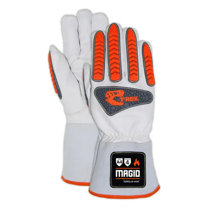 Magid T-REX Inferno Series FR Cow Grain Welders Impact Gloves