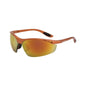 Radians 119 Crossfire Talon Safety Glasses - Copper Color Frame / Red Mirror Lens