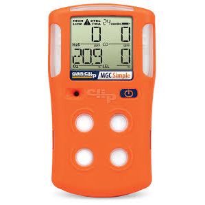 Simple Diffusion 2 Year Multi-Gas Detector - H2S / CO / O2 / LEL