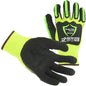 Impact Resistant Safety Gloves - Sandy Palm and Hi-Vis Green - (Per Pair)