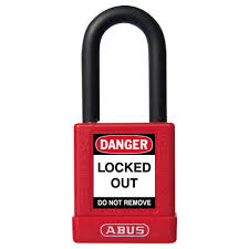Custom "Danger" Padlock - Red - KA